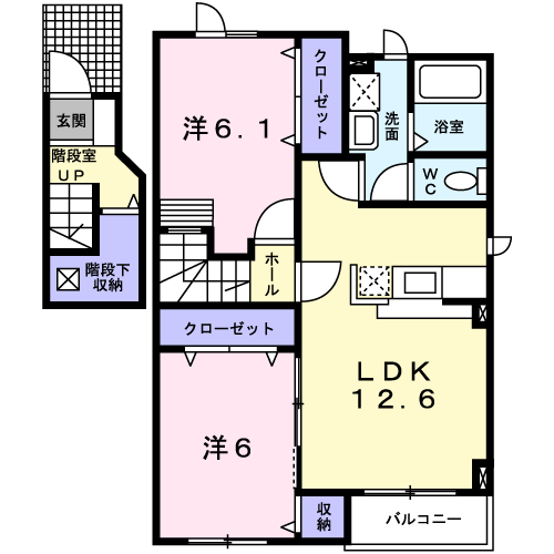 ルミネ201間取図