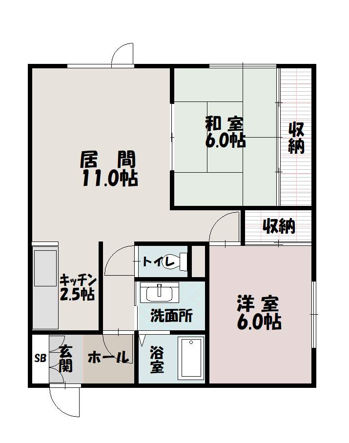 ウェルヴィレッジ103間取図
