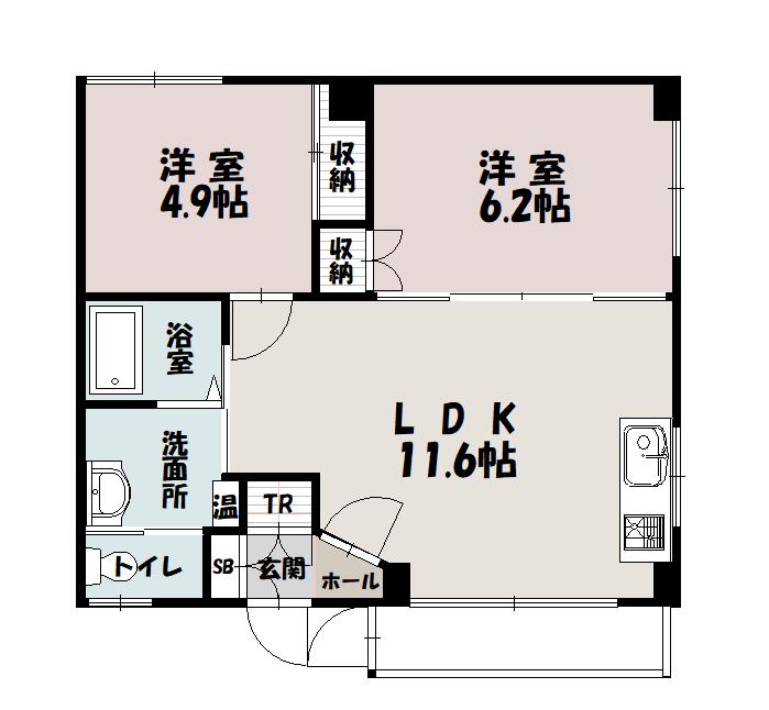 カノン２１４302間取図
