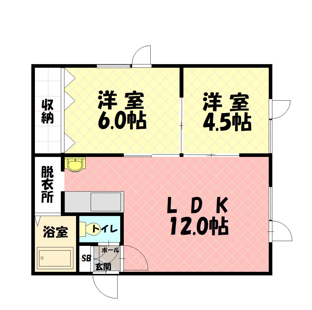 ゴールドクレスト102間取図