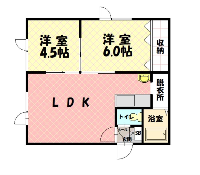 ゴールドクレスト201間取図