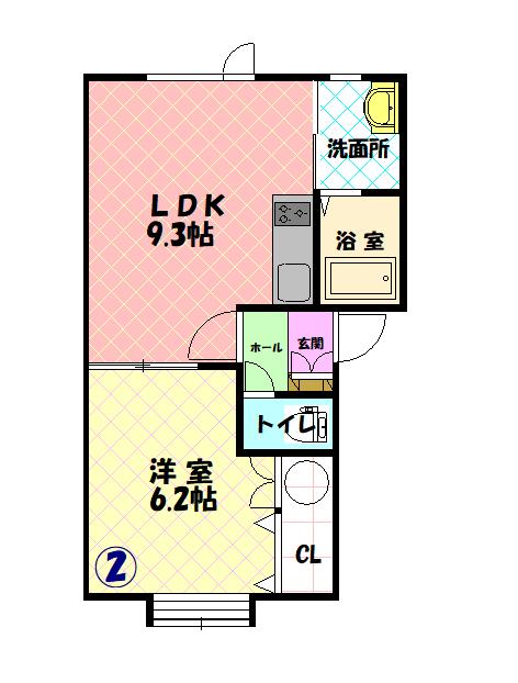 メゾン・ド・ソレイユ０９202間取図