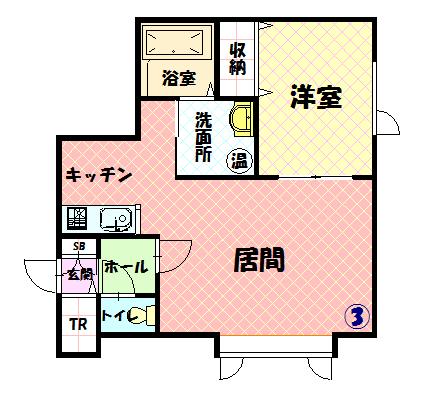 ゼロ・ワン103間取図