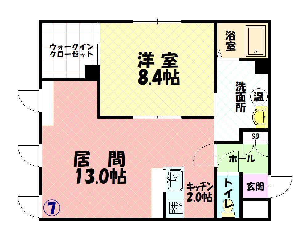 アルグレースときわ207間取図