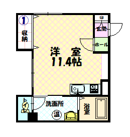 アルグレースときわ201間取図