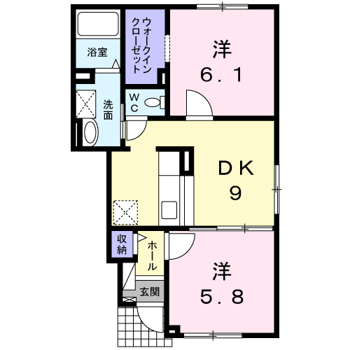ベル・ソレイユ１０３間取図