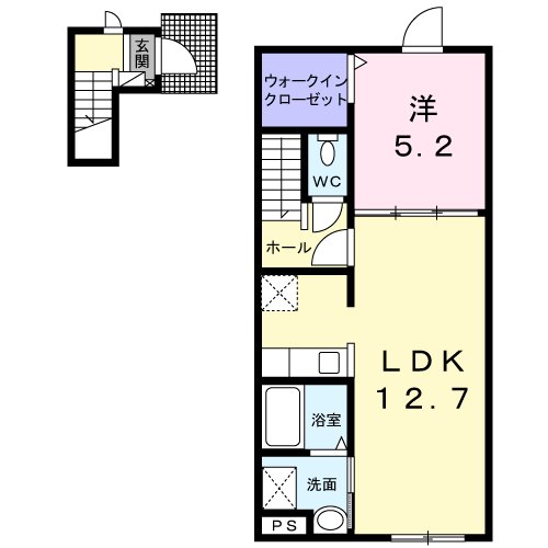 ジェミニ203間取図