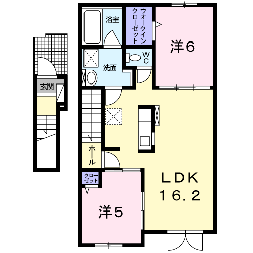 ピスケス２０１間取図