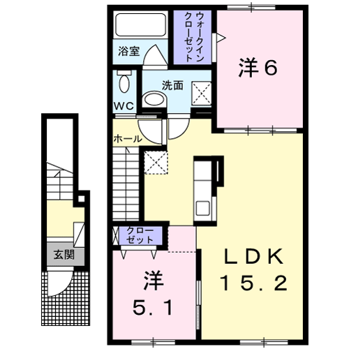 フィオーレ２０３間取図