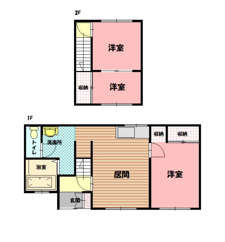 南３－２６借家ZZZ間取図