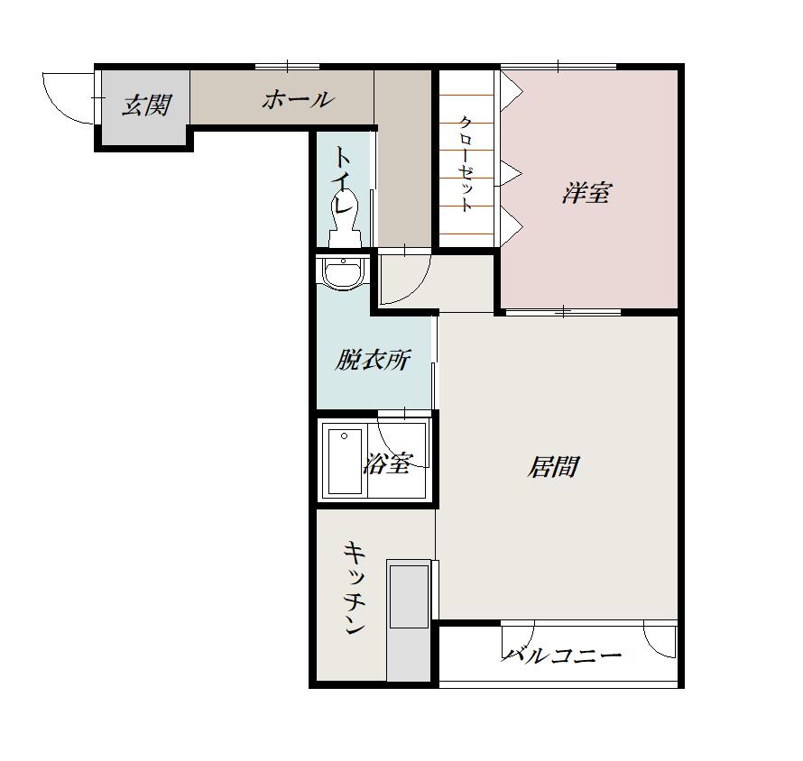 ウッドベル旭町101間取図
