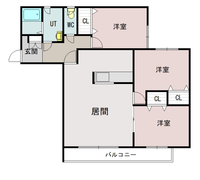 ＰＡＮＤＡ１９７３303間取図