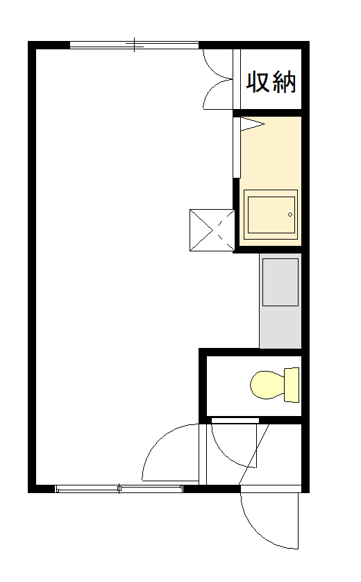 アイビー旭医前１０１間取図
