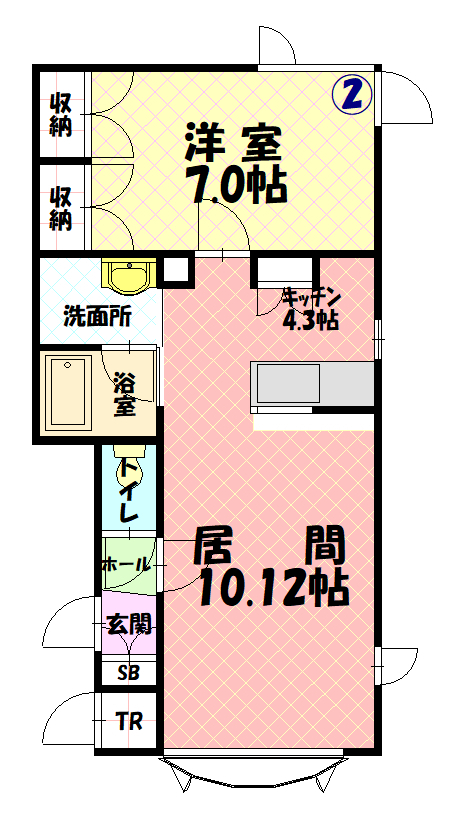 ＳＴＥＬＬＡＲ202間取図