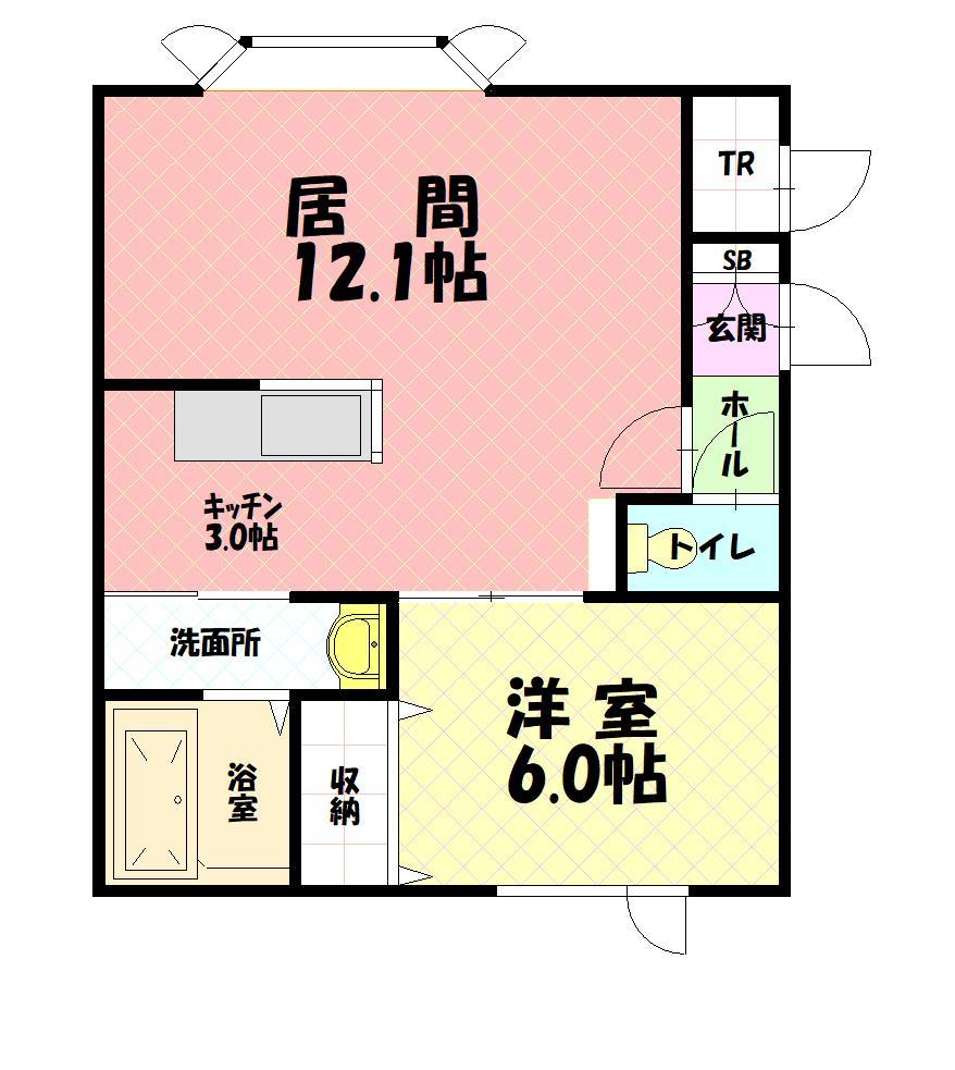 ブルーソールＢ201間取図