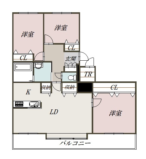 ロジェ美術館通り907間取図