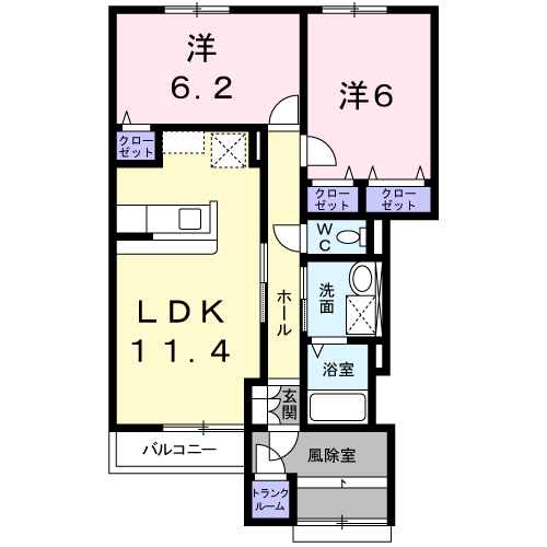 それいゆ１０１間取図