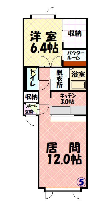 ＣＵＯＲＥ（クオーレ）105間取図