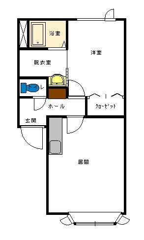 ドレクセルヒル207間取図