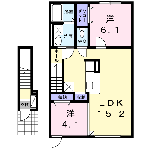 グランツ　メゾン203間取図