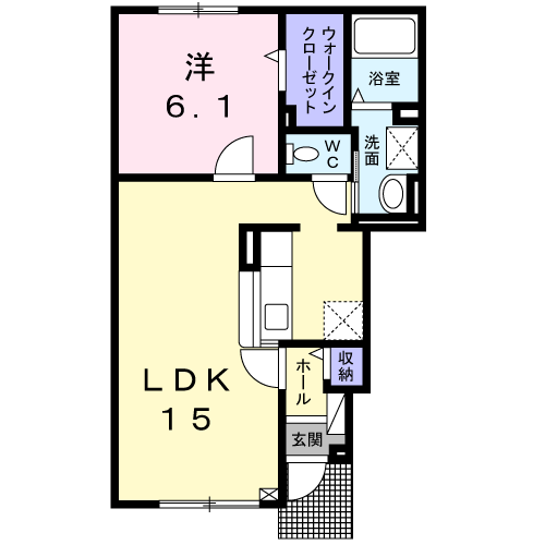 グランツ　メゾン101間取図