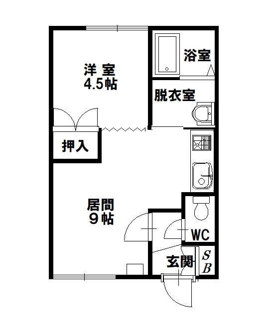 ロイヤルシャトレ203間取図