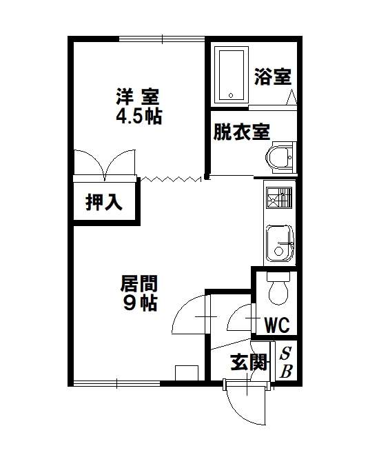 ロイヤルシャトレ205間取図