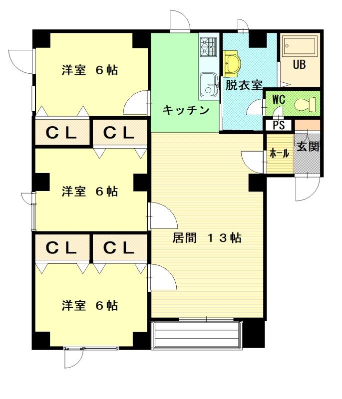 ＢＲＯＴＨＥＲ　Ａ３０１間取図