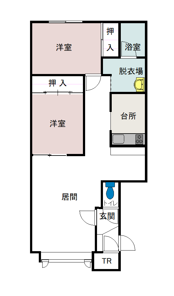 ふれんど205間取図