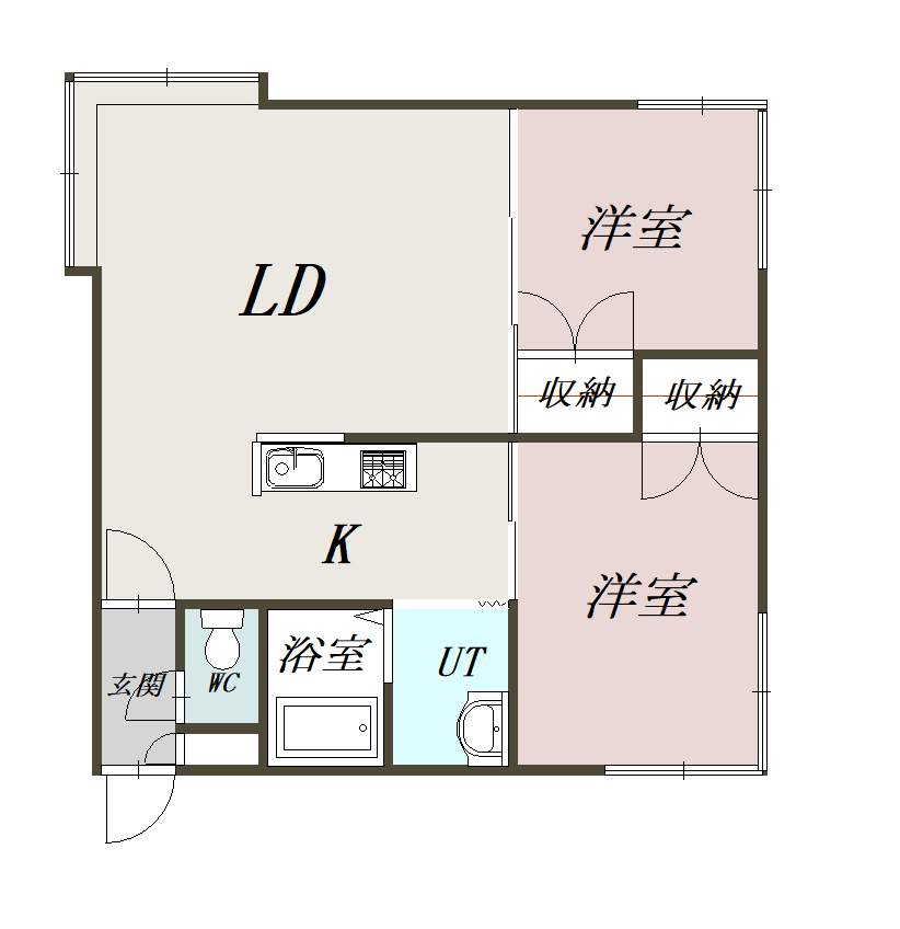 グランデ東光102間取図