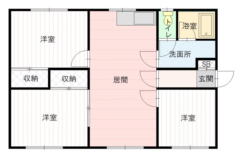 フォレストノーブ202間取図