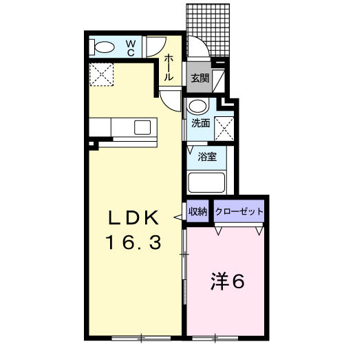 ラルジュメゾンⅡ103間取図