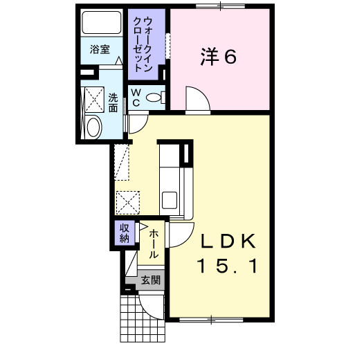 レガーレⅢ104間取図