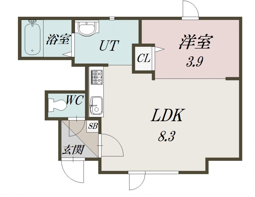 Ｓｍｉｌｅ　Ⅰ101間取図