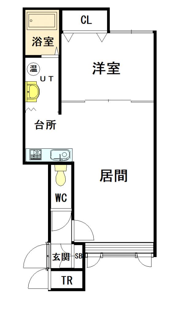 ファーレⅠ105間取図