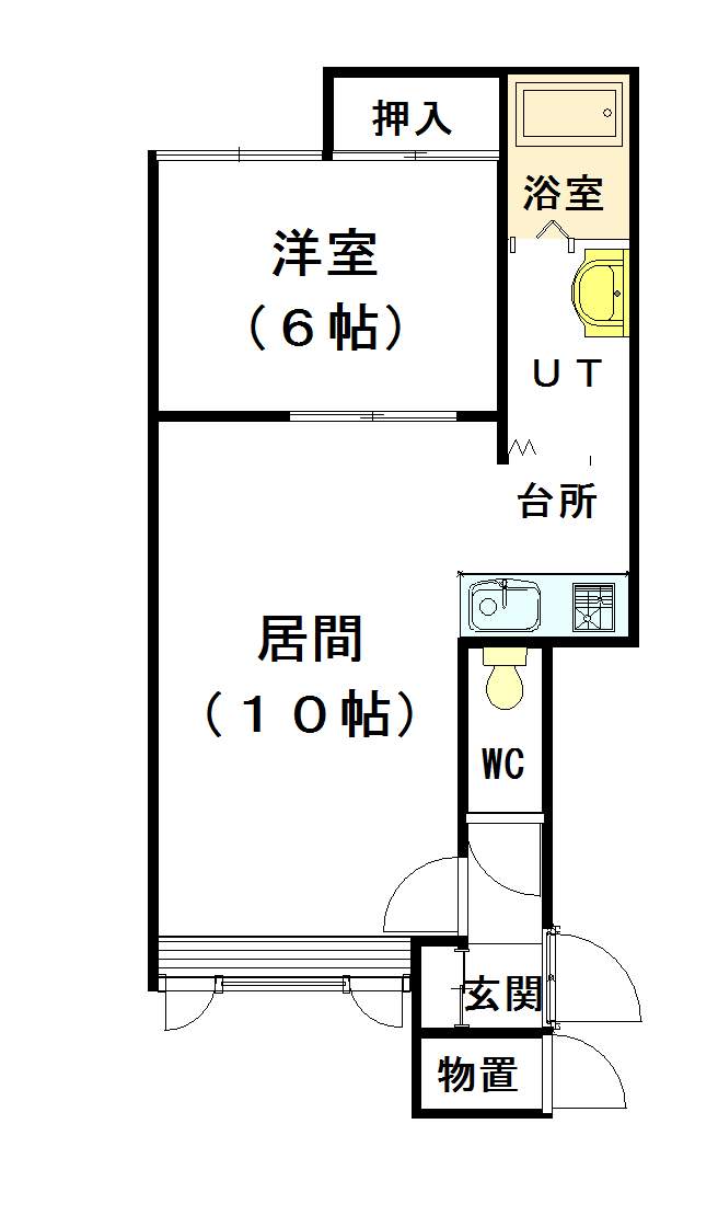 ファーレⅠ103間取図