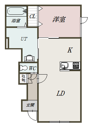 Ｓｕｎｎｙ　Ｔｅｒｒａｃｅ103間取図