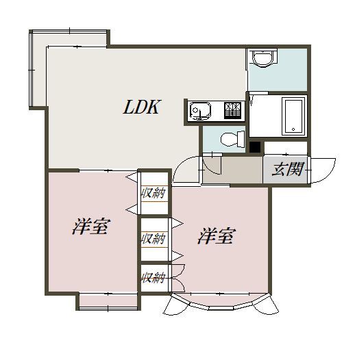 アスティ１２101間取図