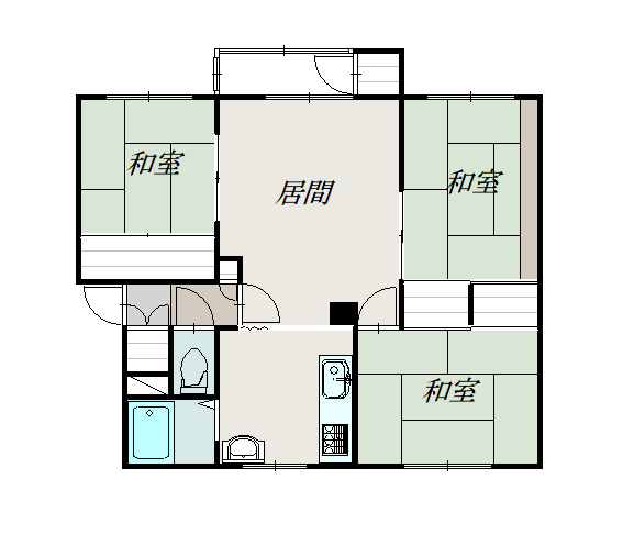 ツインクル旭町103間取図