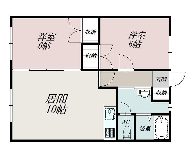 ハイツ宮乃森202間取図