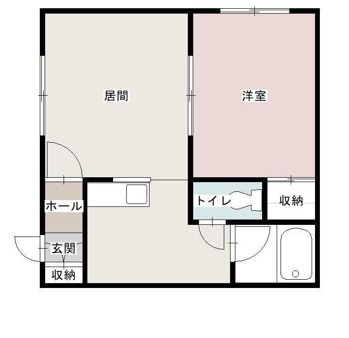 くるみの部屋203間取図