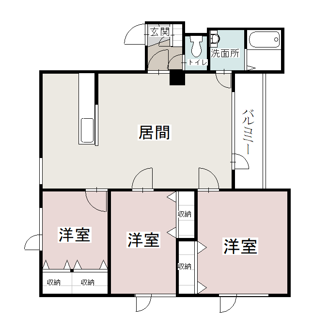 南陽館101間取図