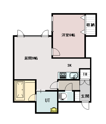 ラ・テール１０２間取図