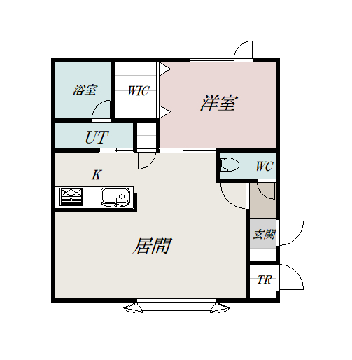 モリーゼ203間取図
