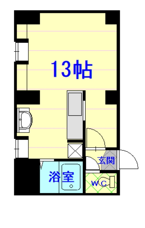 シャトレー３．１302間取図