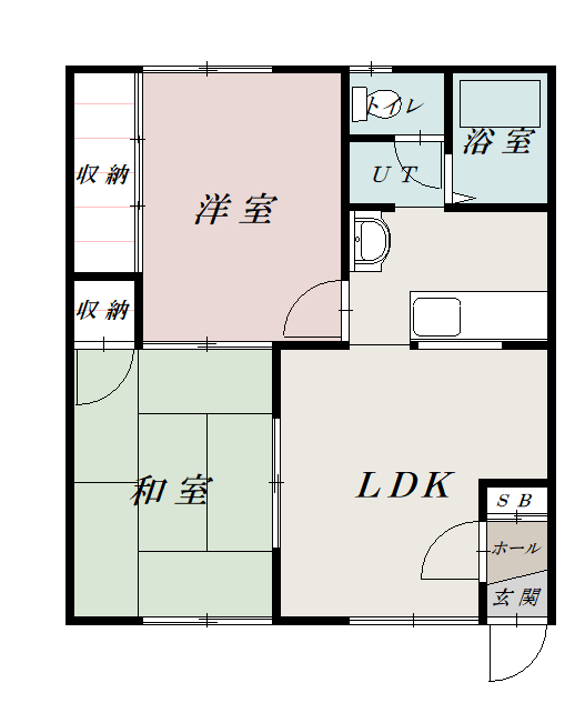 ノースシティⅠ203間取図