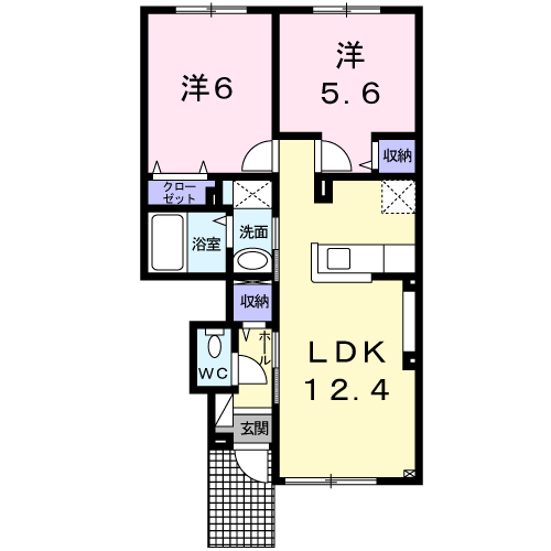 パンプキンⅢ105間取図