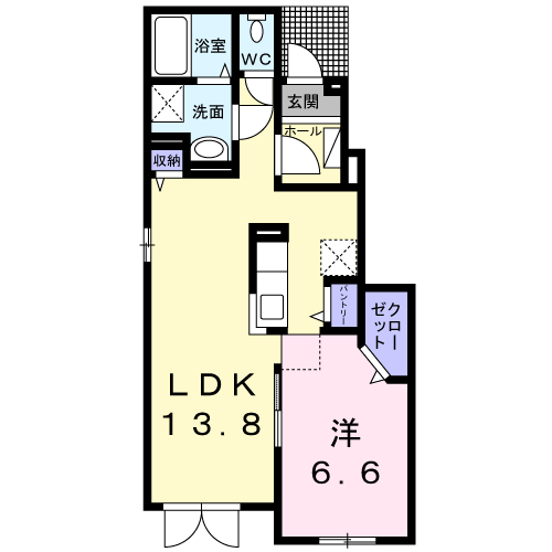 プリエール104間取図