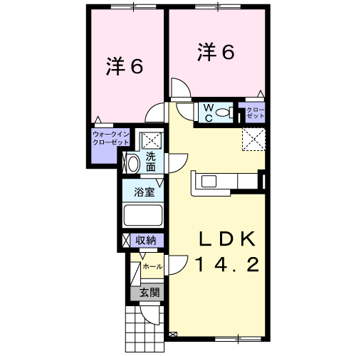 グランデュオ　タカス104間取図