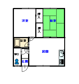 はりまマンション2間取図